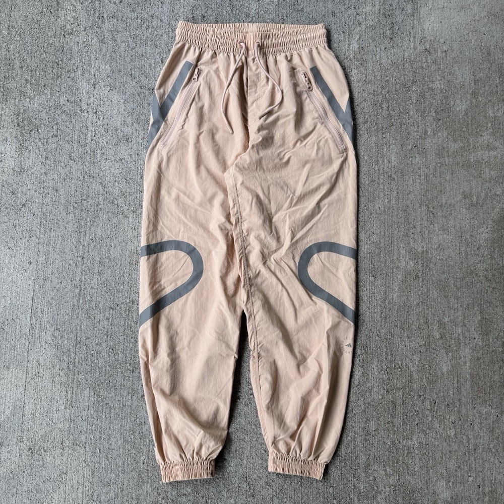 Adidas Stella McCartney Peach Track Joggers Parachute Pants Size S