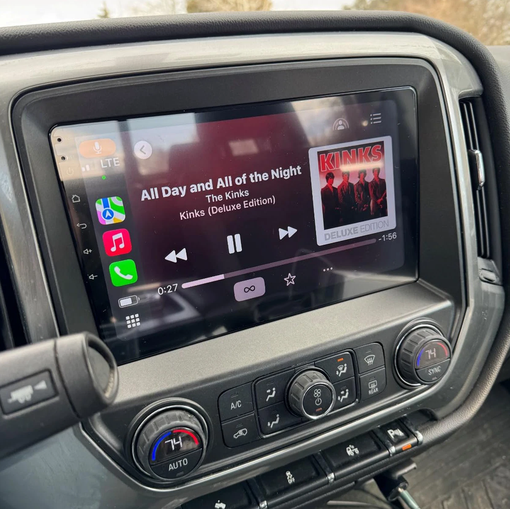 Carplay For 2014-2018 Chevrolet Silverado GMC Sierra Stereo Radio Car GPS Wifi