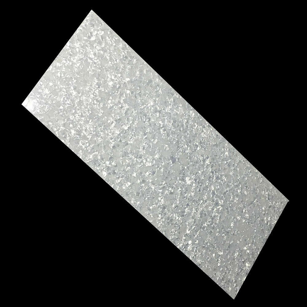 Gauge 0.71mm Celluloid Sheet Film For Accordion Pickguard Pearl White