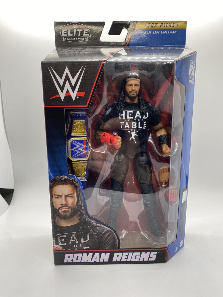 WWE Elite Top Picks : Roman Reigns - Head Of The Table Action Figure MATTEL NIB