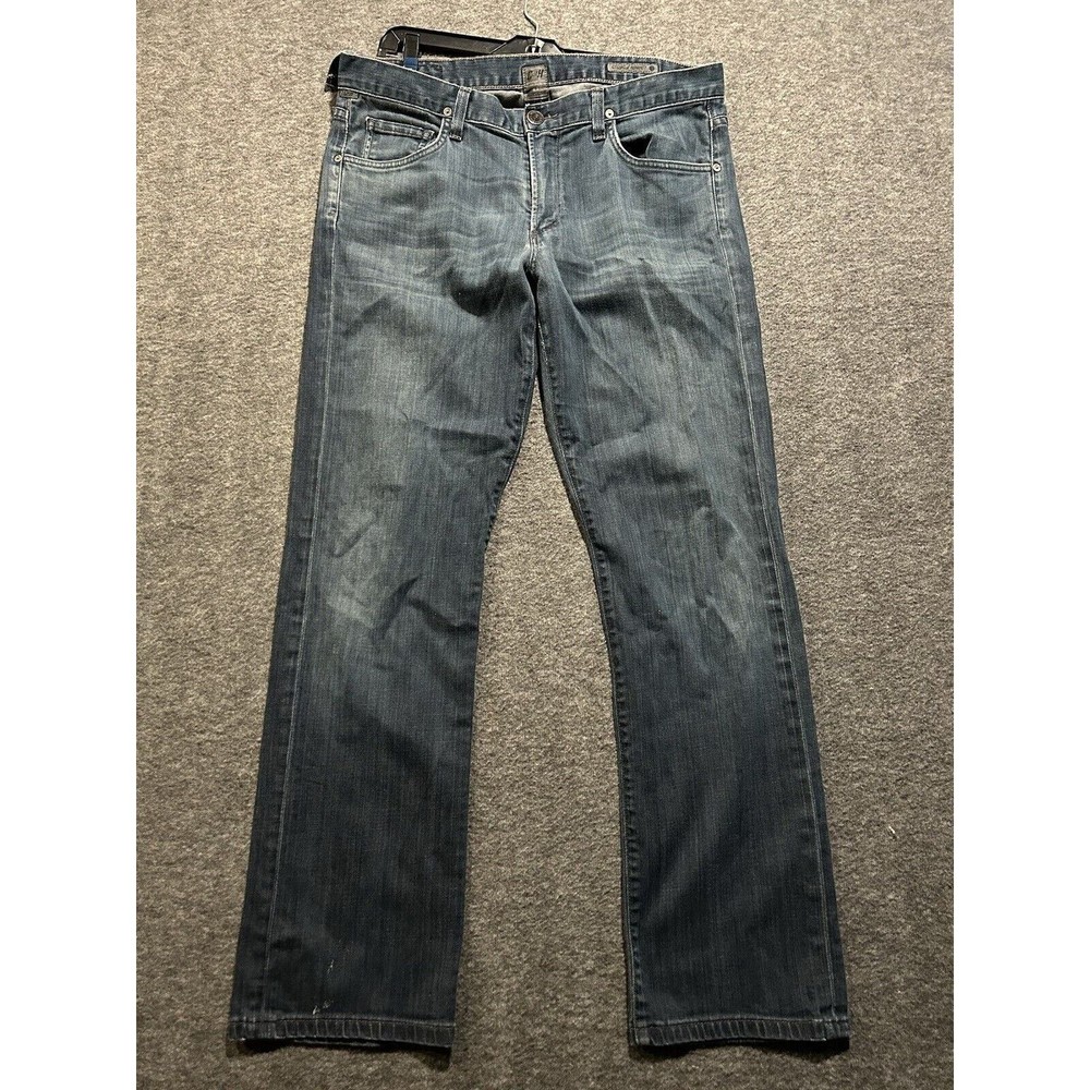 Citizens of Humanity Mens COH Sid Blue Collar Straight Denim Jeans Size 34