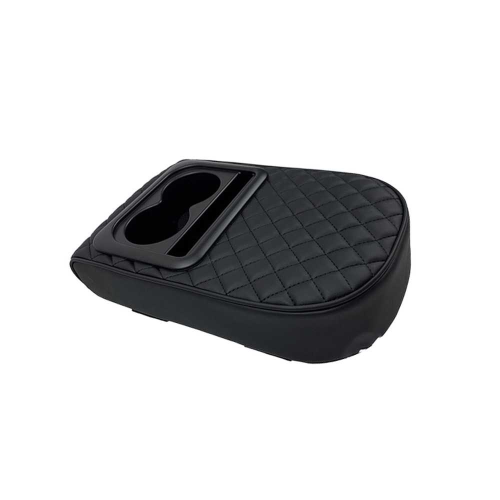 Black Armrest Pad Cover Center Console Box Cushion Protector Accessories For Car