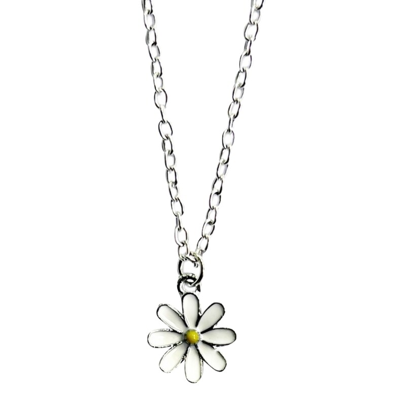 Necklace Alloy Material Flower Pendant Necklace Jewelry Birthday