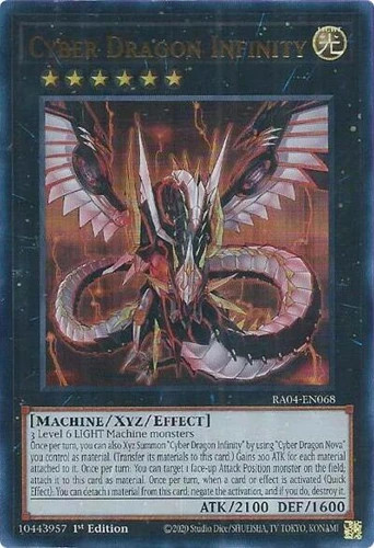 Cyber Dragon Infinity 1st Ed NM YuGiOh QCS-EN099 UR