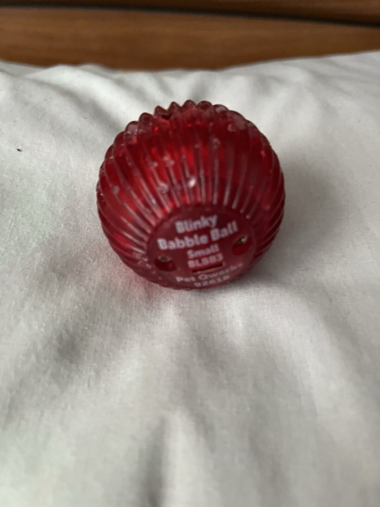 Pet Qwerks Blinky Babble Ball Interactive Dog Toy, Flashes & Talks When Touched