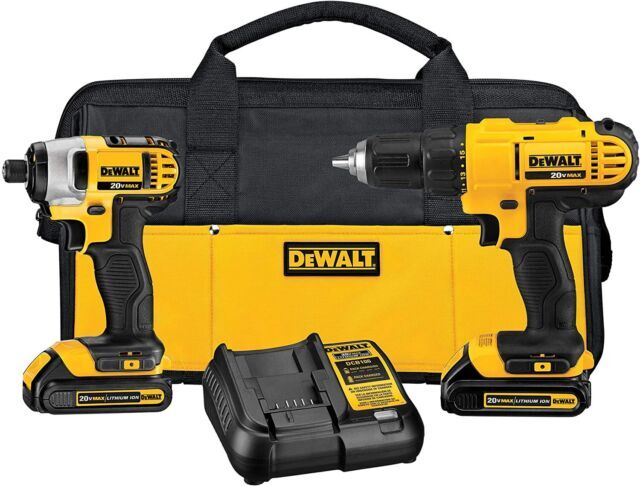 DEWALT 20V MAX Impact Driver Combo Kit with 2 Batteries and Charger  