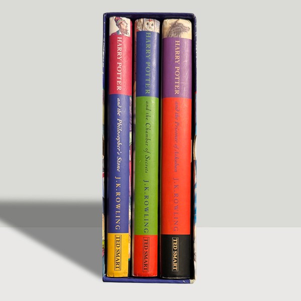 Harry Potter and the Philosopher’s Stone - Trilogy Hardback UK 1st Print Boxset