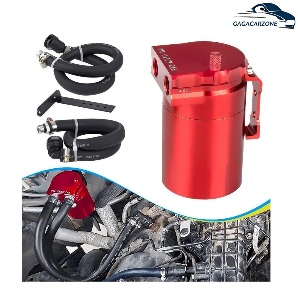 Oil Catch Can Kit Aluminum for 11-21 Ford F150 5.0L Raptor 2.7L 3.5L Ecoboost