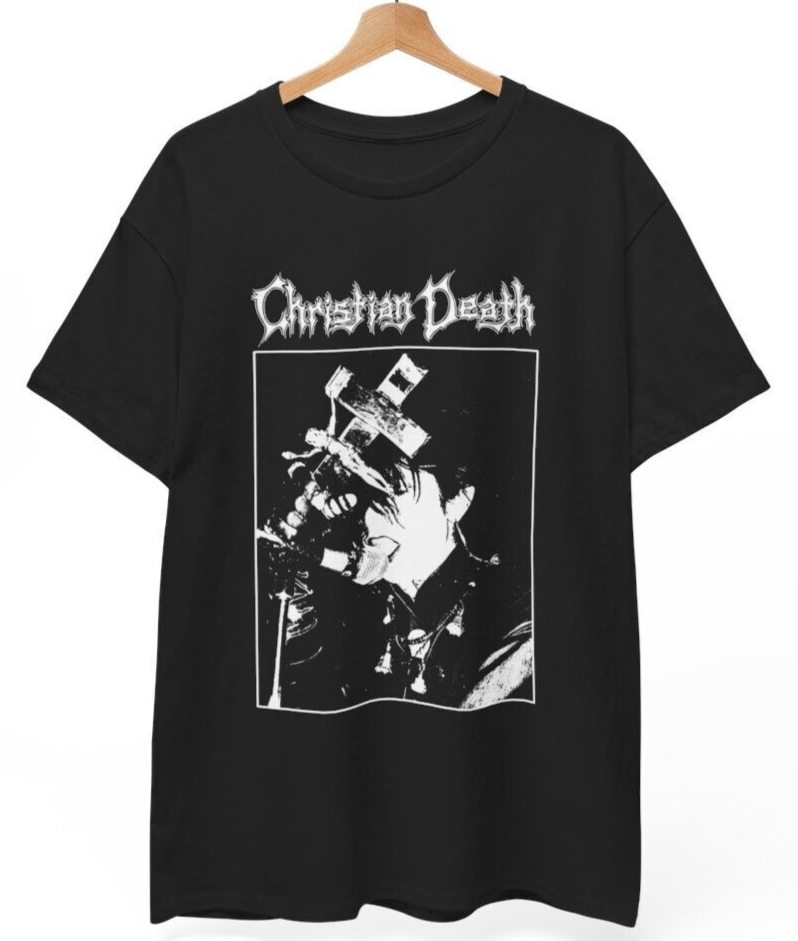 Christian Death T-Shirt, Cotton Black  T-shirt, Unisex Tee