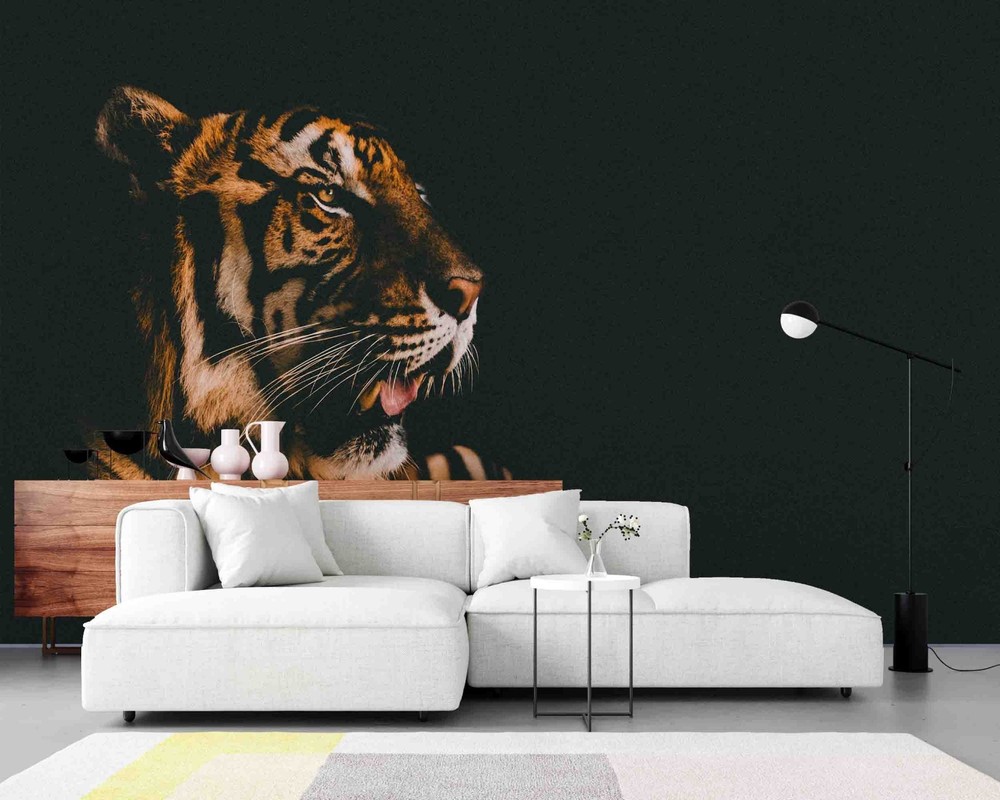 3D Tiger Animal Close-up Wall Murals Wallpaper Murals Wall Sticker