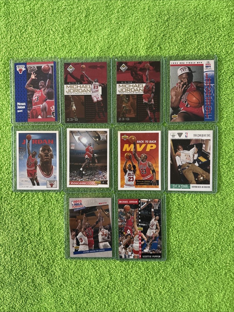 Michael Jordan 10 Card Lot