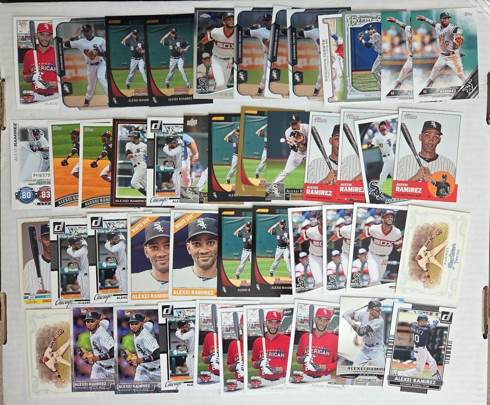 Huge Lot of (46) Alexei Ramirez Baseball Cards Chicago White Sox
