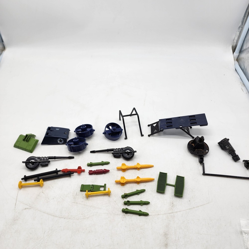 Big Lot Of GI JOE Vehicle Parts Hasbro ARAH Battle Force Miscelaneous Parts 1987