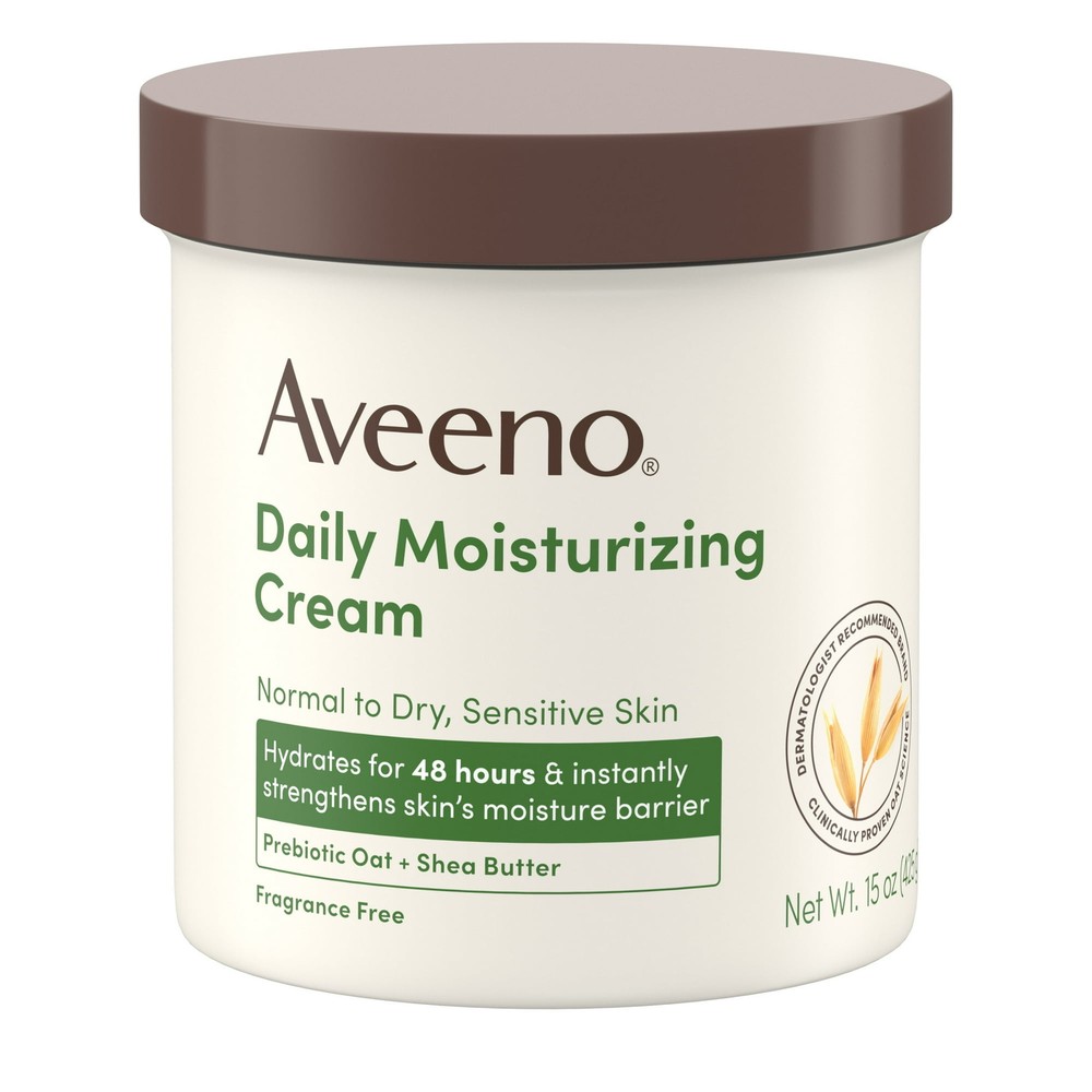 Aveeno Daily Moisturizing Body Cream for Dry Sensitive Skin 15 oz