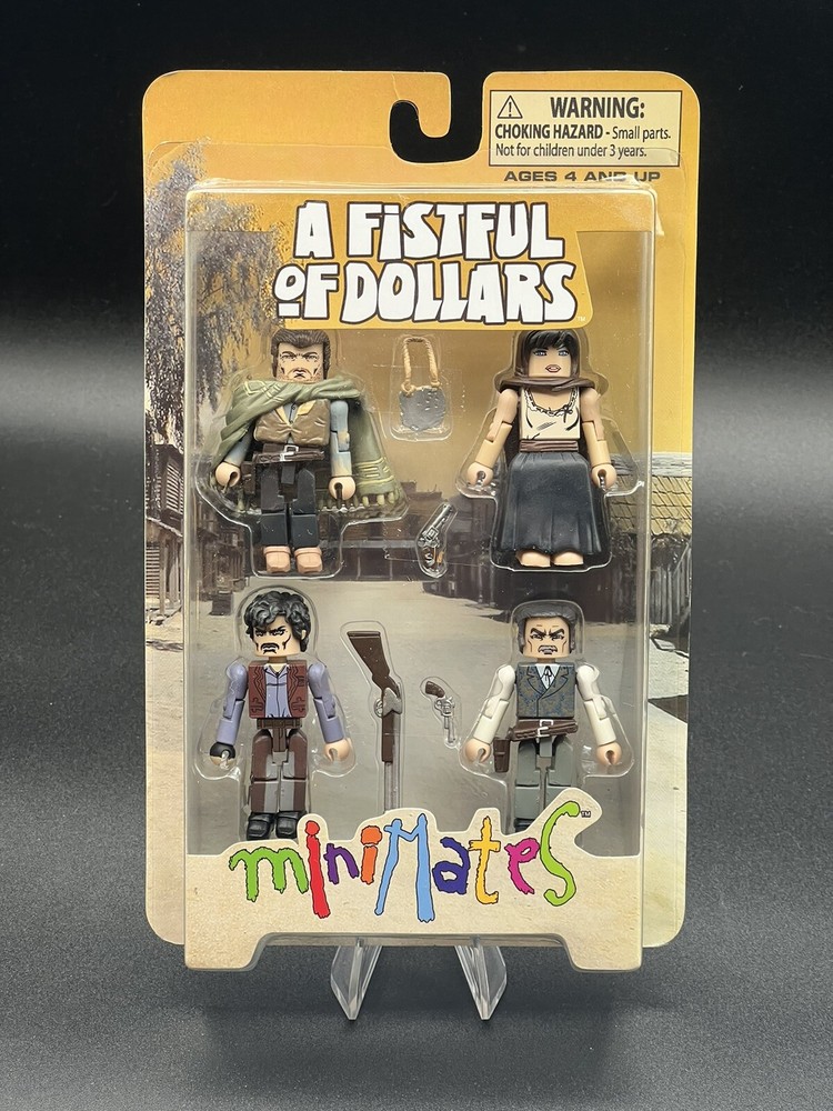 MiniMates - A Fistful Of Dollars - 4 Figure Pack Set - kept in Plastic Case 2008