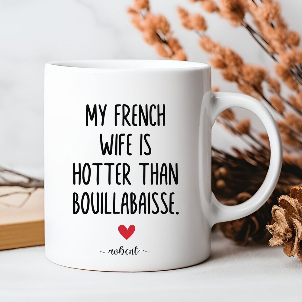 Custom Engraved Couple Mug for Wife - Funny Personalized Valentine Gift