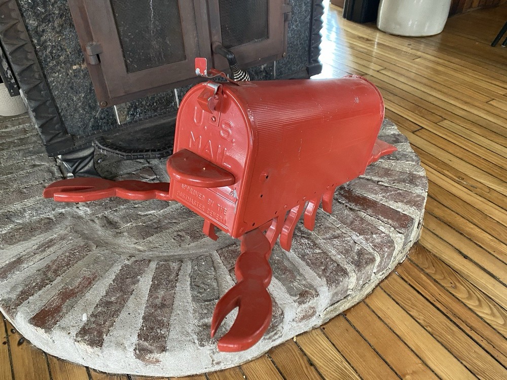 Mailbox Custom Lobster Maine Craft Coastal Art Home Nautical Decor ocean beach