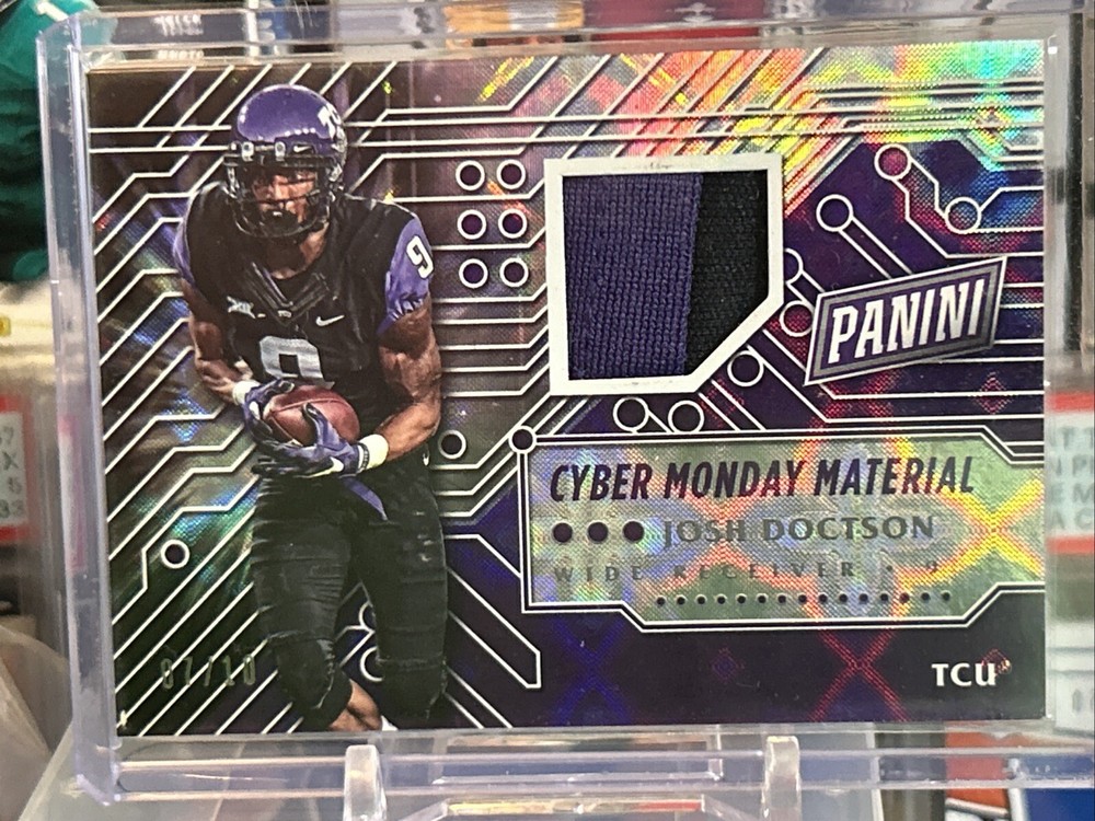 2016 Panini Cyber Monday Josh Doctson #30 Rookie RC 07/10 Materials-image