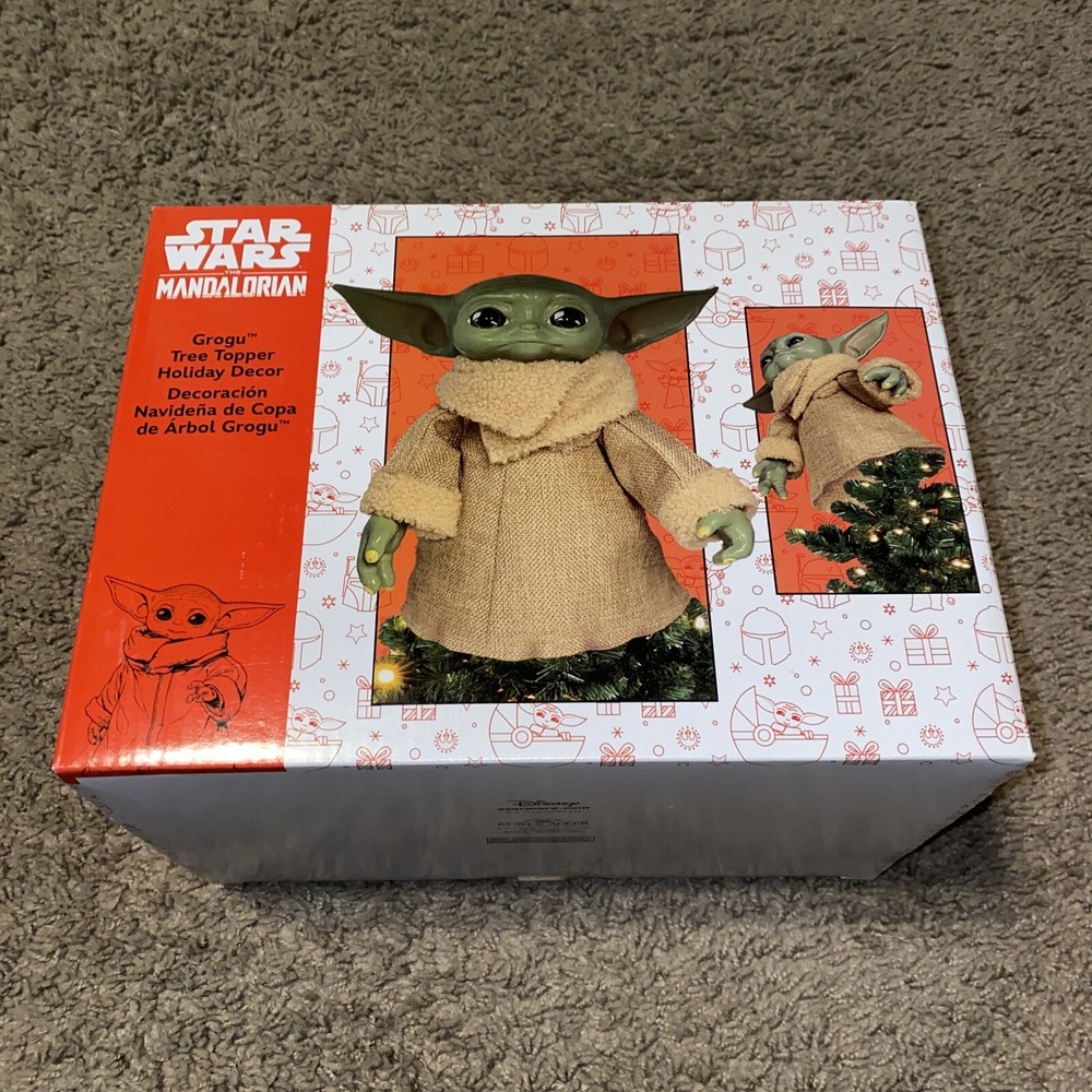 RARE Kurt Adler Star Wars Christmas Tree Topper, The Child NEW IN BOX! QUALITY!