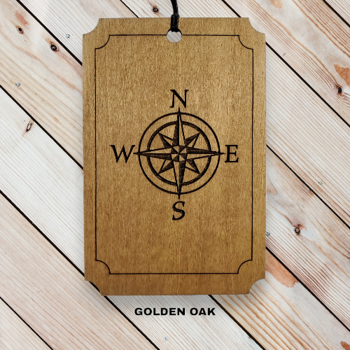 Compass Design Car Air Freshener Holder for Vent Clip