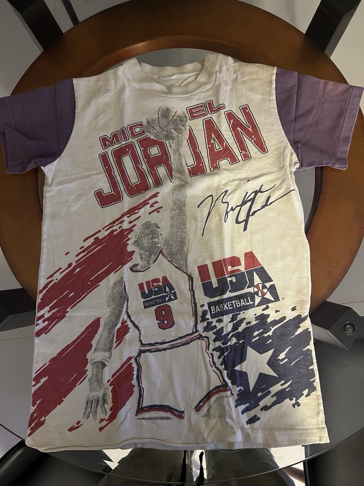 1992 Vintage Michael Jordan Team USA  T Shirt