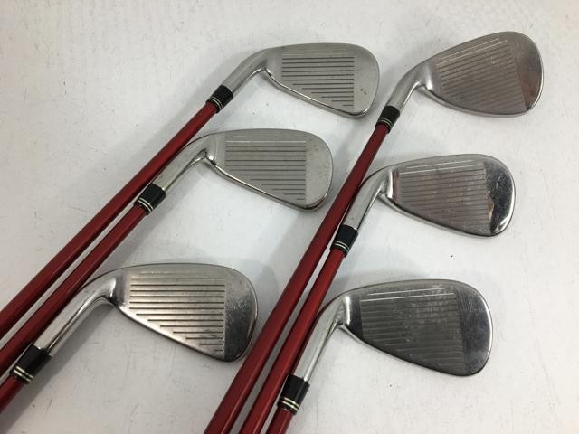 TaylorMade Burner 2007 Iron Set 5-9+SW with RE-AX Super Fast 55 6pc RH Golf Clubs