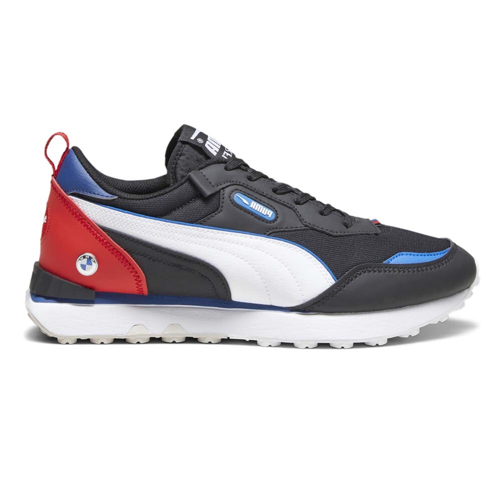 PUMA BMW MMS Rider FV Lace-Up Black Mens Casual Sneakers