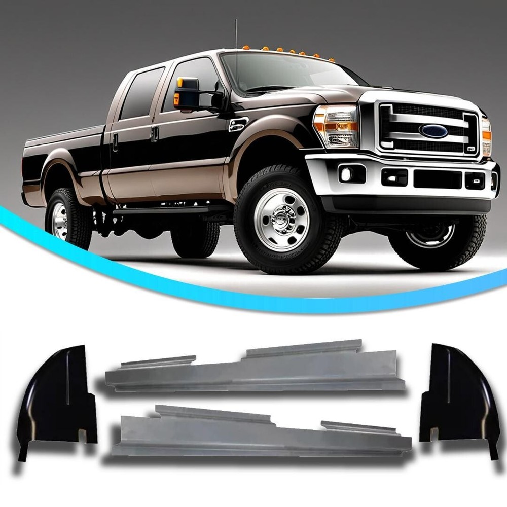 1999-2017 Ford Super Duty Crew Cab FULL LENGTH Rocker Panels & Cab Corners Pair