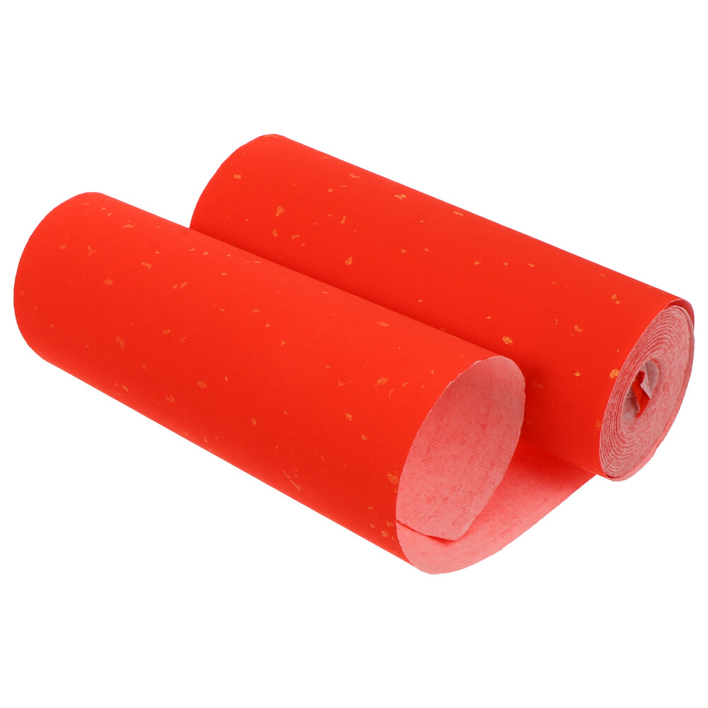1 Roll of Red Xuan Paper Chinese New Year Duilian Paper Spring Festival Decor