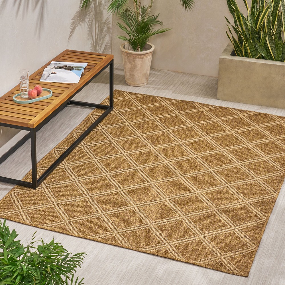Christopher Knight Home Muffley 5x7 Indoor Outdoor Natural Fiber Rug
