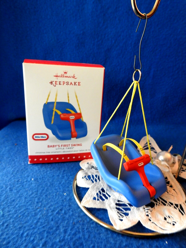 Hallmark Ornament 2015 Little Tikes Baby's First Swing NEW