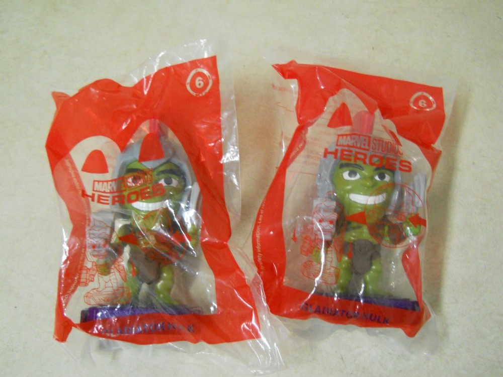 McDonalds 2020 Marvel Happy Meal Toys Gladiator Hulk 2-Pack NOS