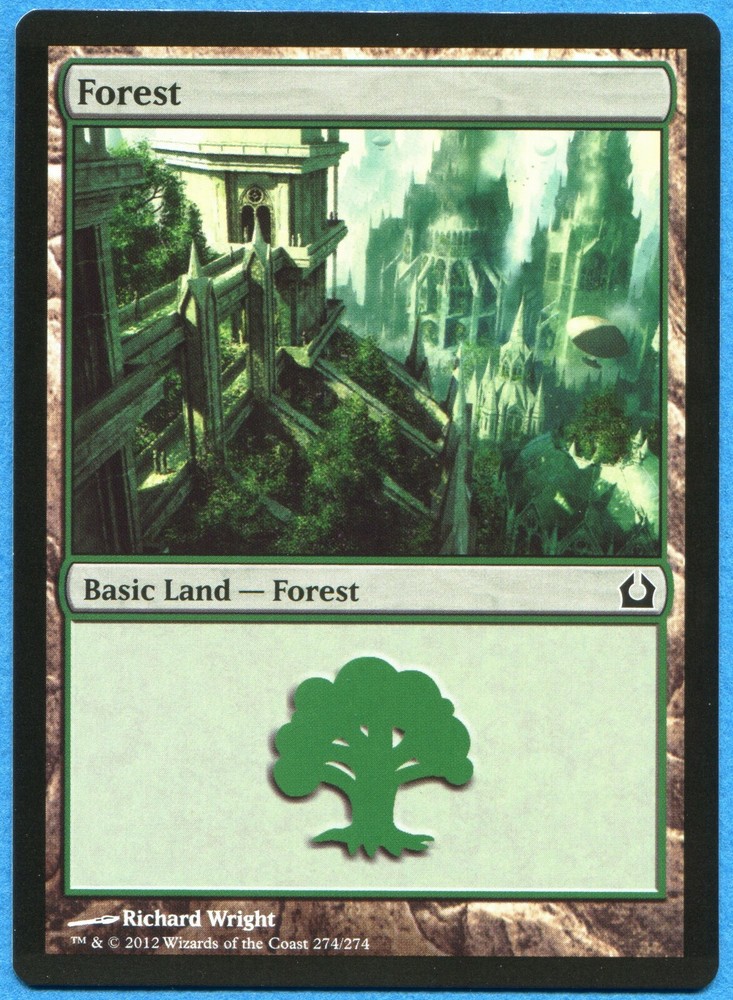 MTG Return to Ravnica RTR #274 Forest Card Magic the Gathering