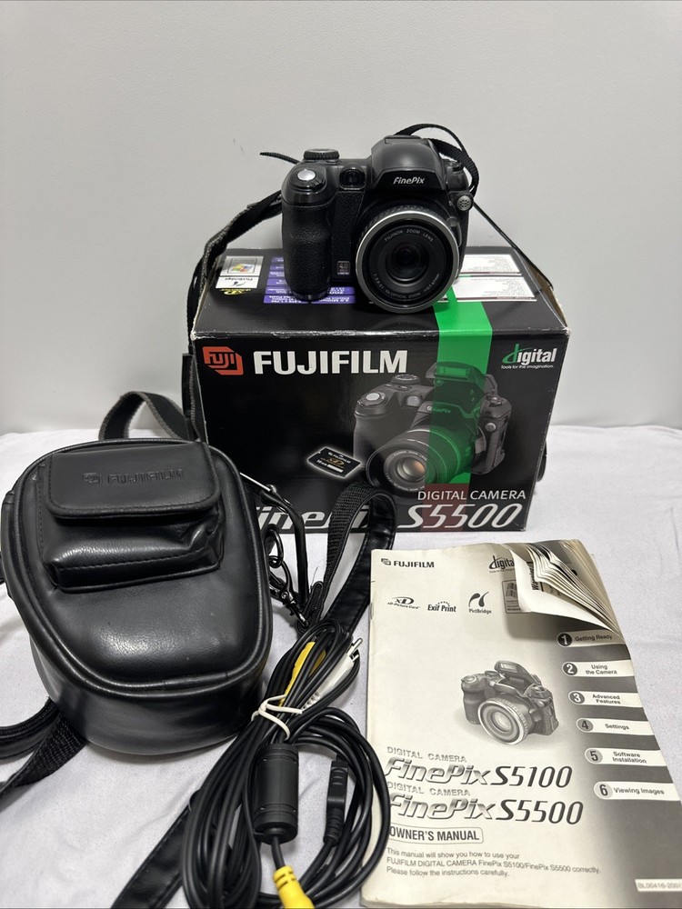 Fuji FinePix S5500 4MP Digital Camera with 10x Optical Zoom Tested