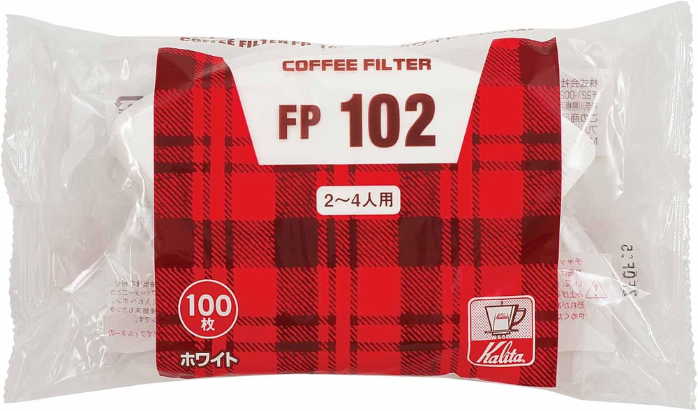100-ct White Coffee Filter Papers for 2-4 Cups FP102 #13127