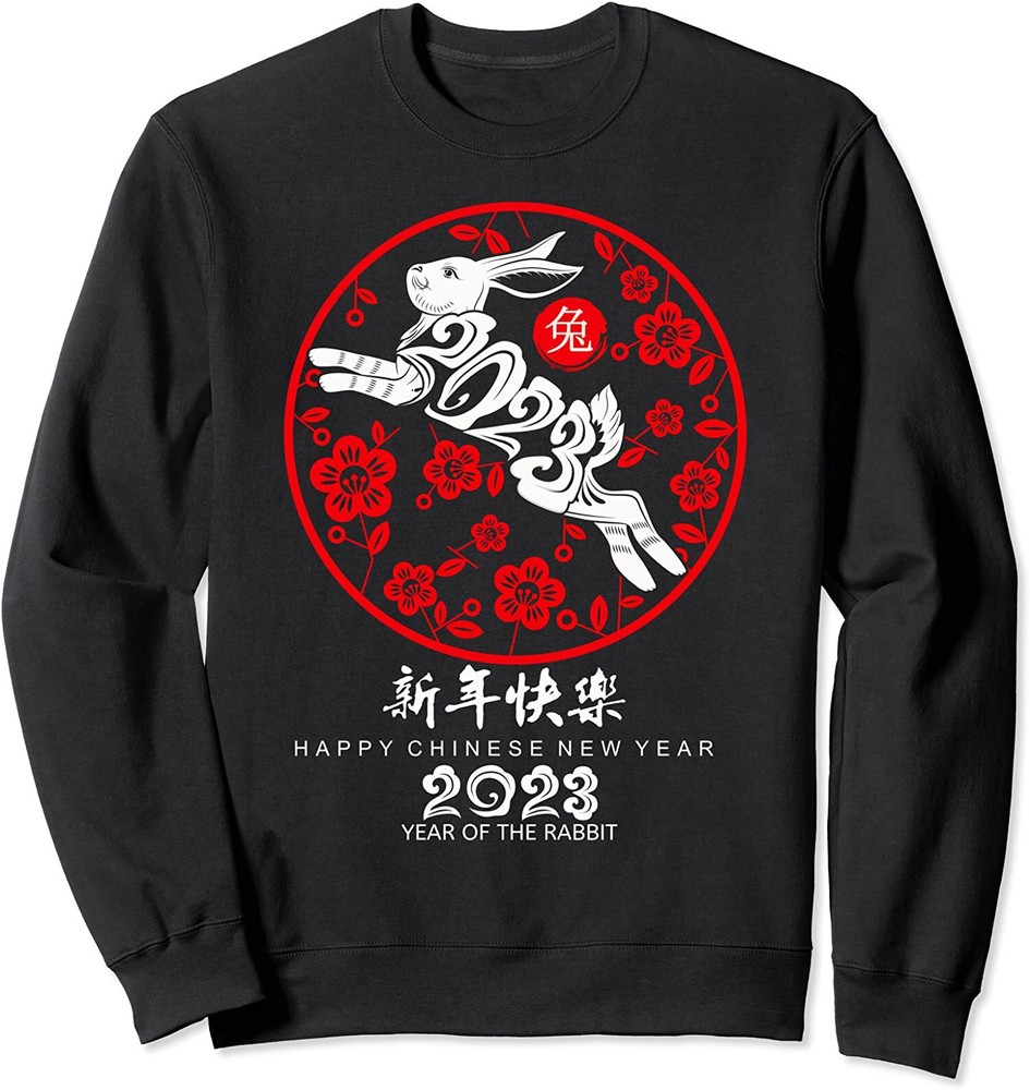 Year Of The Rabbit Zodiac Horoscope New Year 2023 Unisex Crewneck Sweatshirt