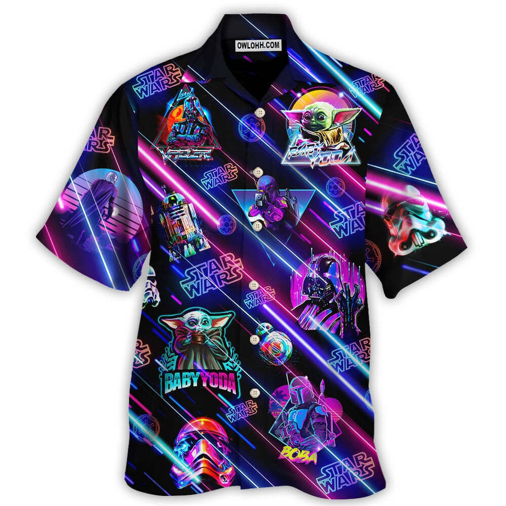 Star Wars Neon All Star 3D Hawaii Shirt Mother’s Day Gift Print