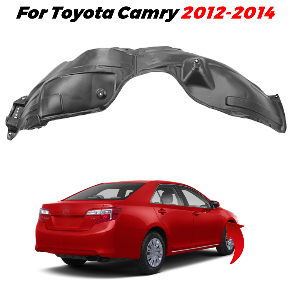 Front Right Side Fender Liner For 2012 2013 2014 Toyota Camry LE XLE L Hybrid
