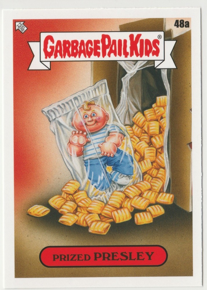 Prized Presley #48a Garbage Pail Kids GPK 2021 Food Fight Series Card