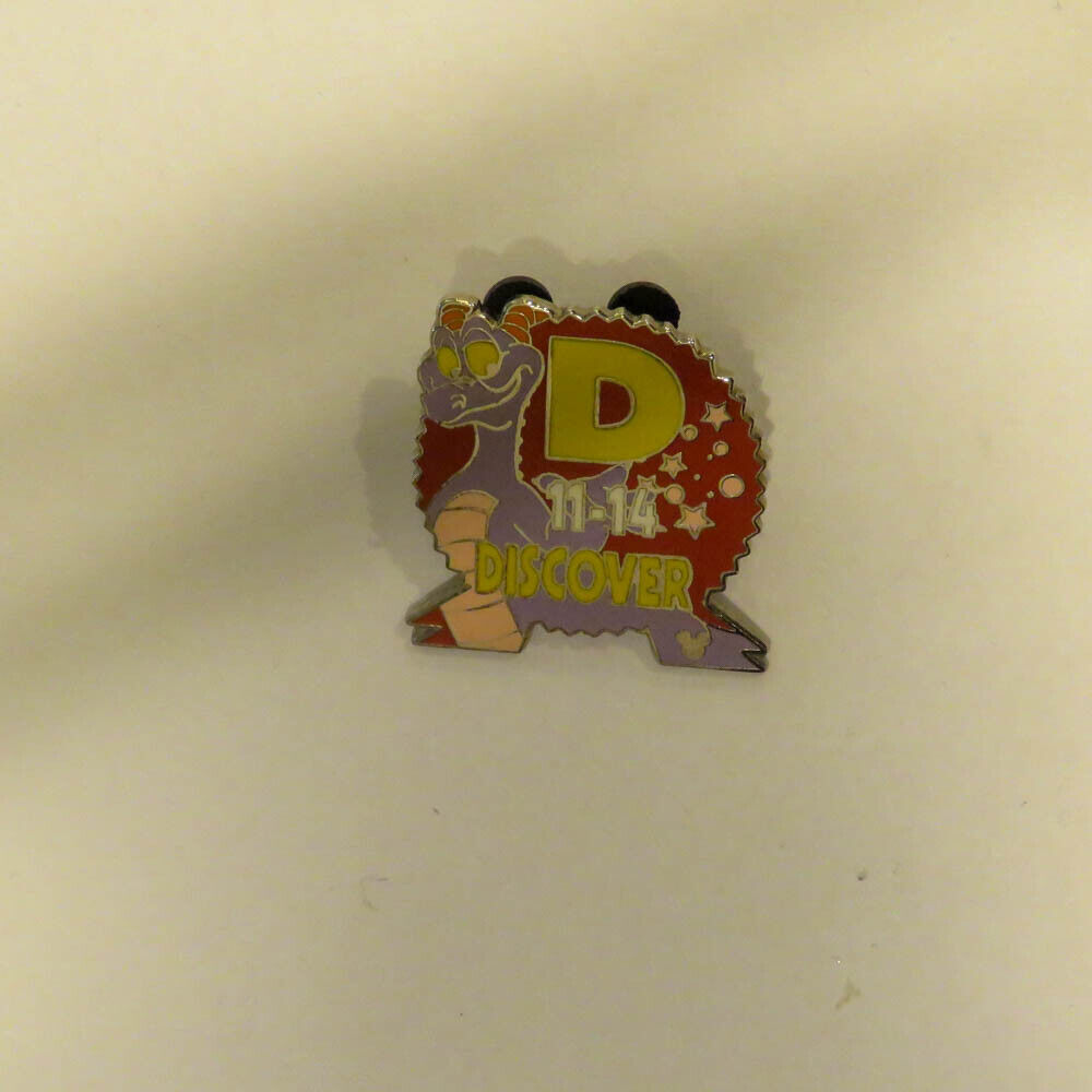 Disney WDW Figment Cast Lanyard with EPCOT Parking Sign Discover Pin