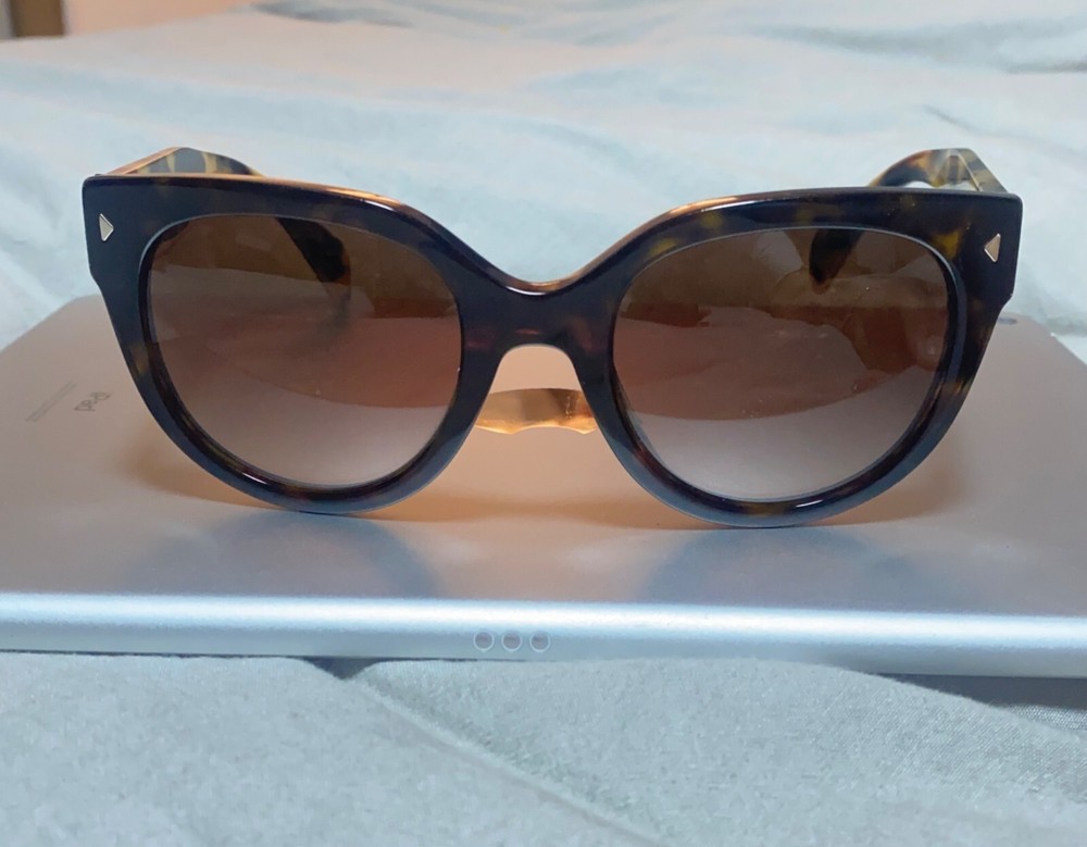 Prada Tortoise Shell Brown Cat Eye Sunglasses for Women  