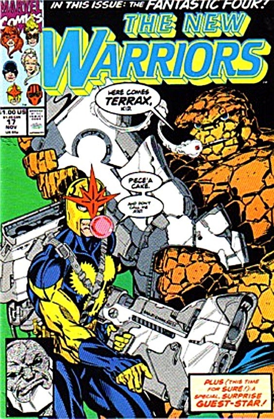 New Warriors 17 Bagley Fantastic Four Silver Surfer Comic Book Adventure