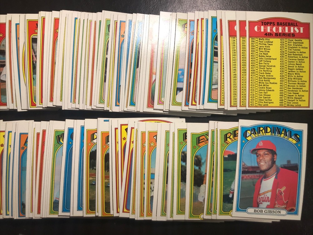1972 Topps Vintage Baseball Card Lot (233) Set Builder Break RC SP SHARP CLEAN!!