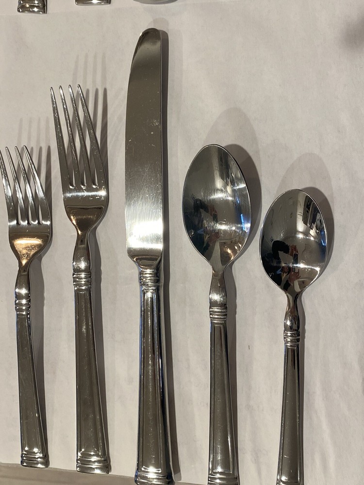 Lenox ETERNAL Stainless NEW Glossy 18/10 Korea Flatware SMART CHOICE E107N