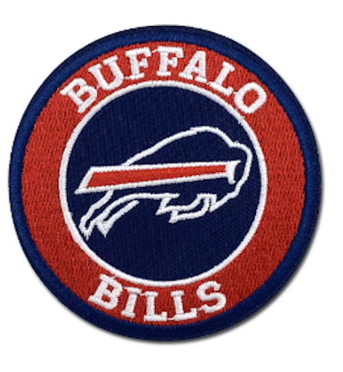 BUFFALO BILLS - NFL - NATIONAL FOOTBALL LEAGUE - Embroidered Iron On Patch