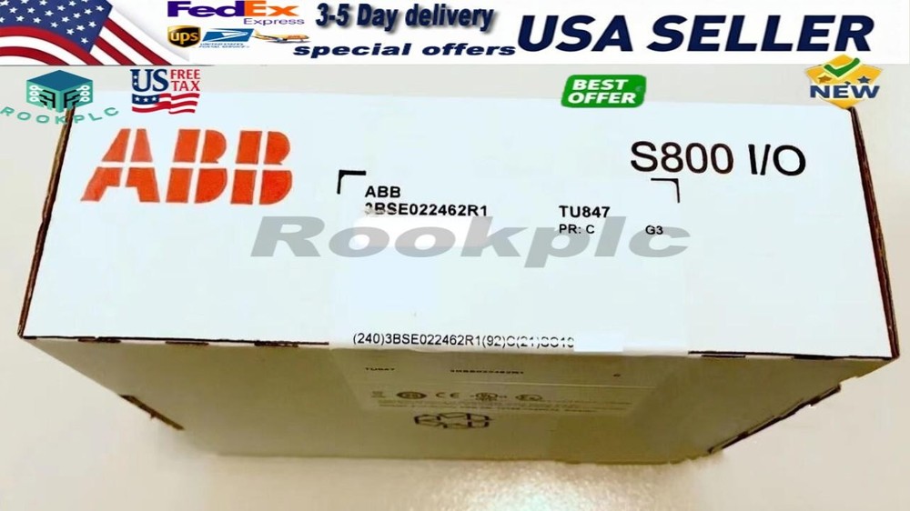 1PC ABB 3BSE022462R1 TU847 MODULE PLC New In Box Fast Shipping