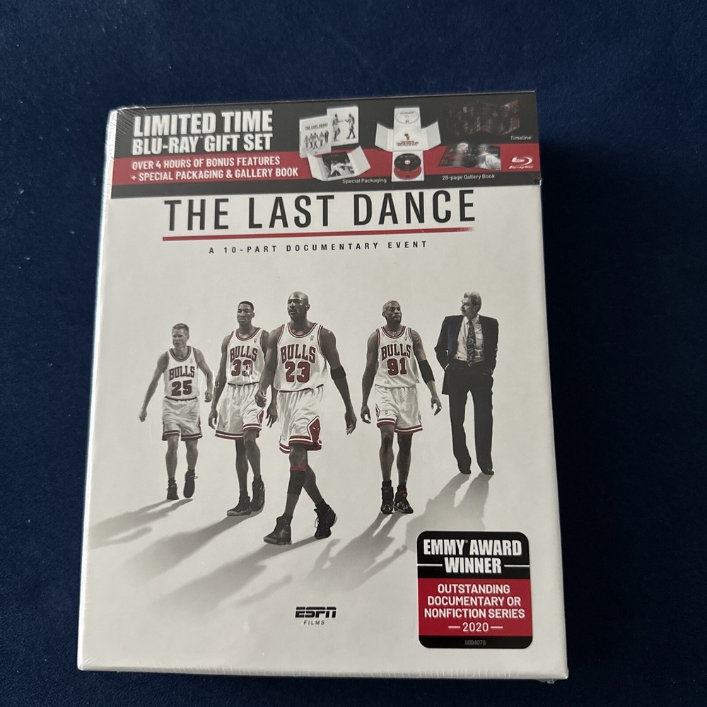 The Last Dance Chicago Bulls Michael Jordan Limited Edition Blu-ray Gift Set-image