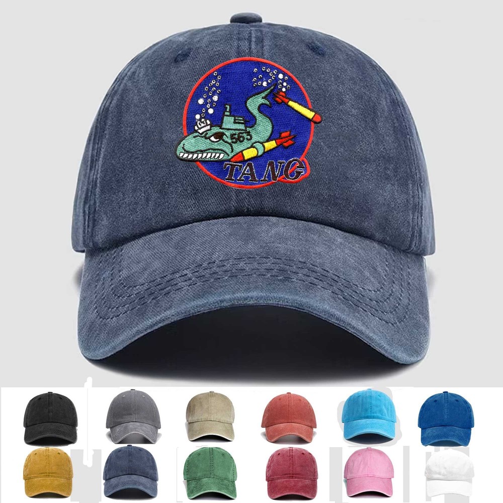 Custom Embroidered Hat SS-563 USS Tang Submarines, Veteran Cap, Trucker Hat,Gift