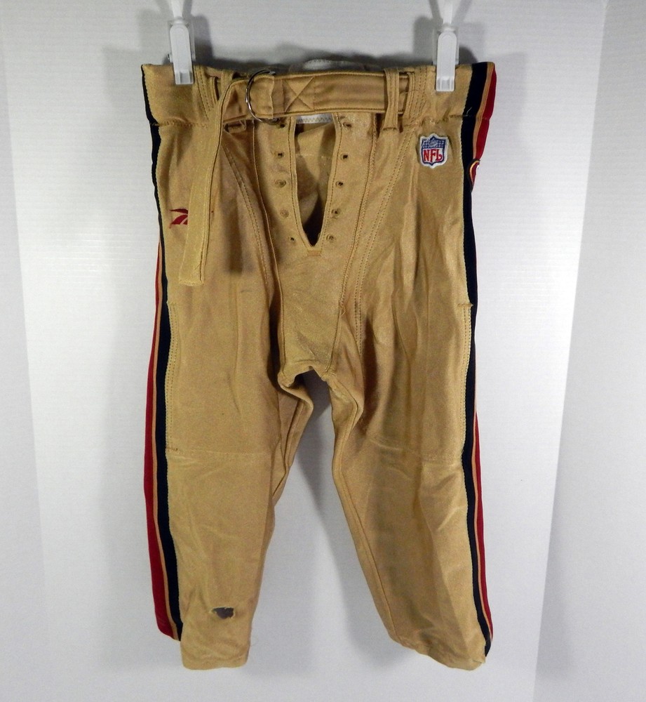 San Francisco 49ers # Game Used Gold Pants 34 DP40409