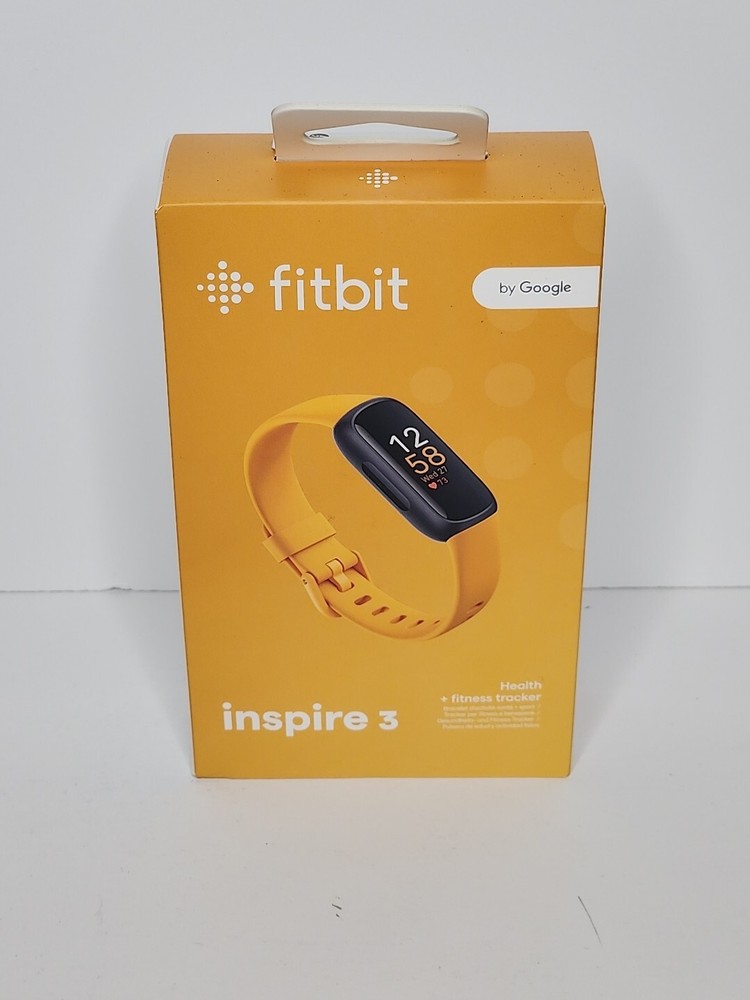 Fitbit Inspire 3 Health & Fitness Tracker - Morning Glow/Black FB424BKYW